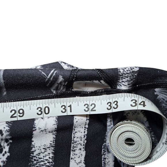 Lululemon Wunder Under Pant - Shady Palms Black White - Picture 9 of 9